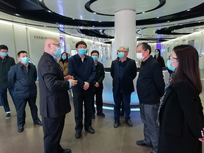 江西省人大常委会副主任马志武一行莅临憶源科技调研